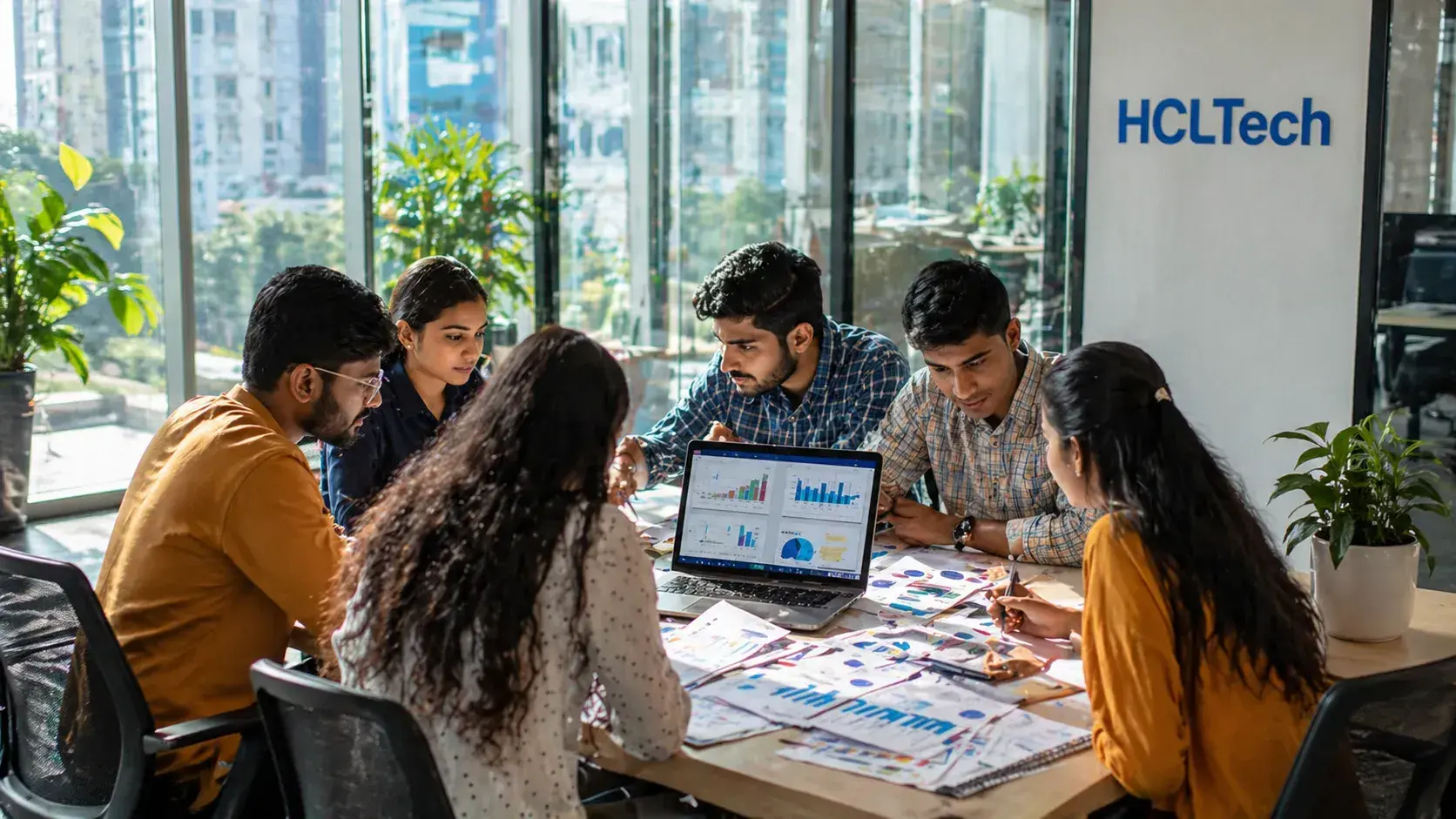 Learners working on real-world business and analytics use cases