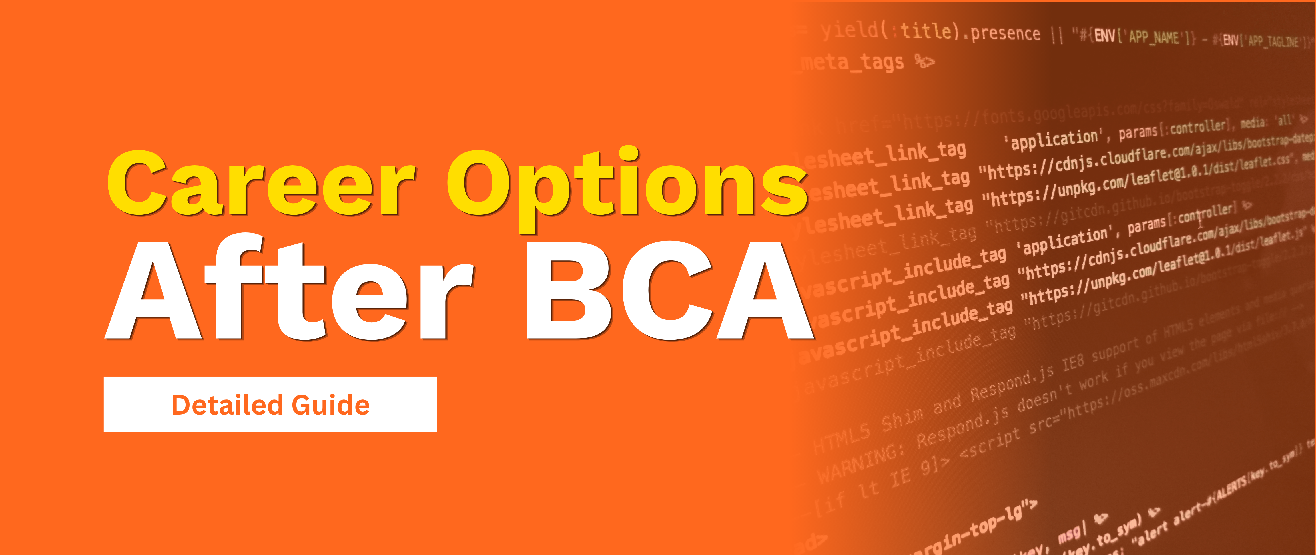 Career Options After BCA