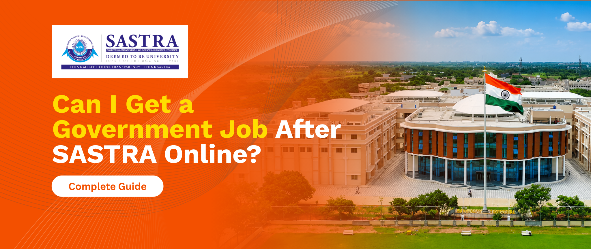 Can I Get a Government Job After SASTRA Online