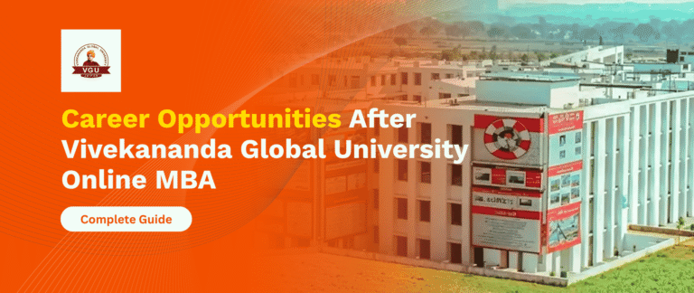 Career Opportunities After Vivekananda Global University Online MBA (2026)