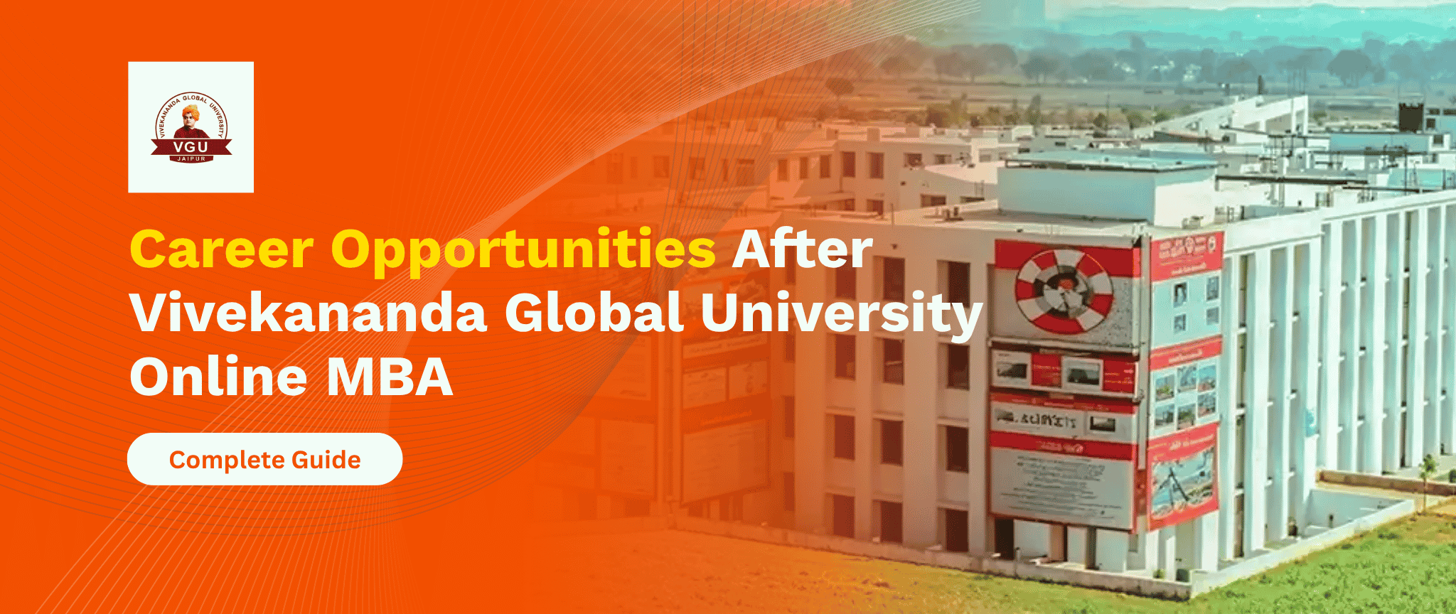 Career Opportunities After Vivekananda Global University Online MBA
