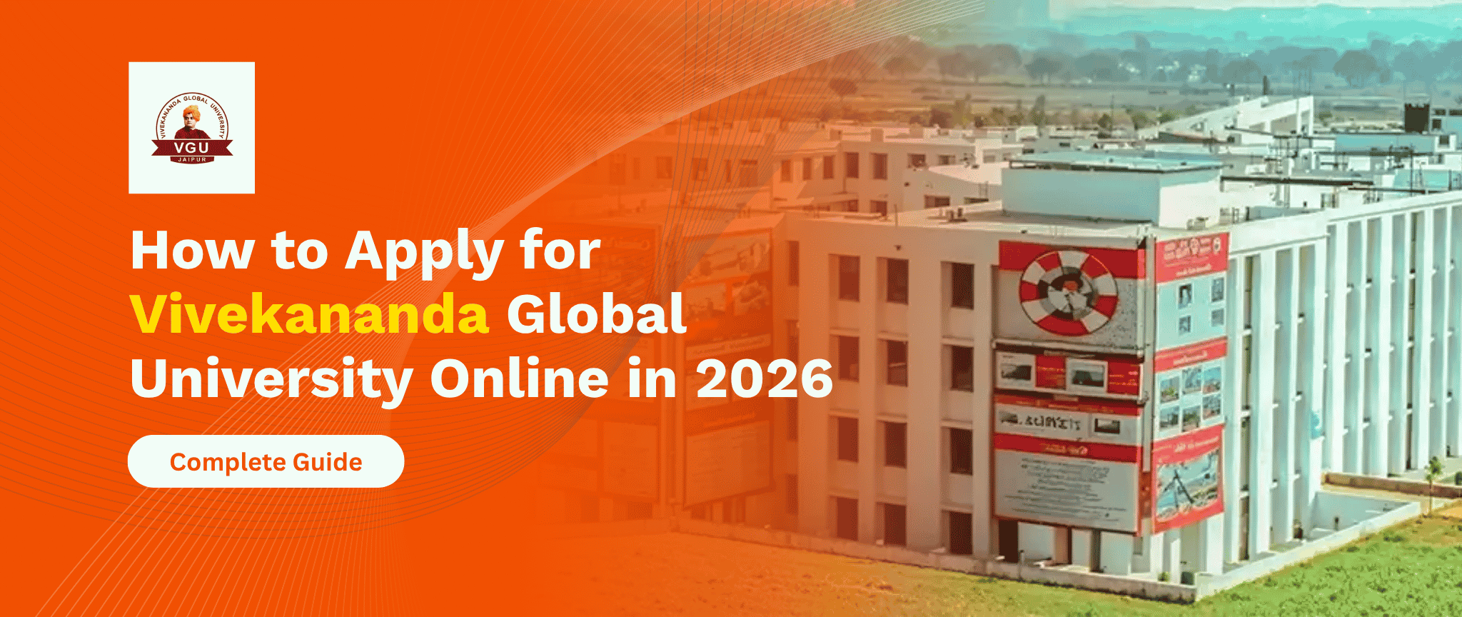 How to Apply for Vivekananda Global University Online in 2026