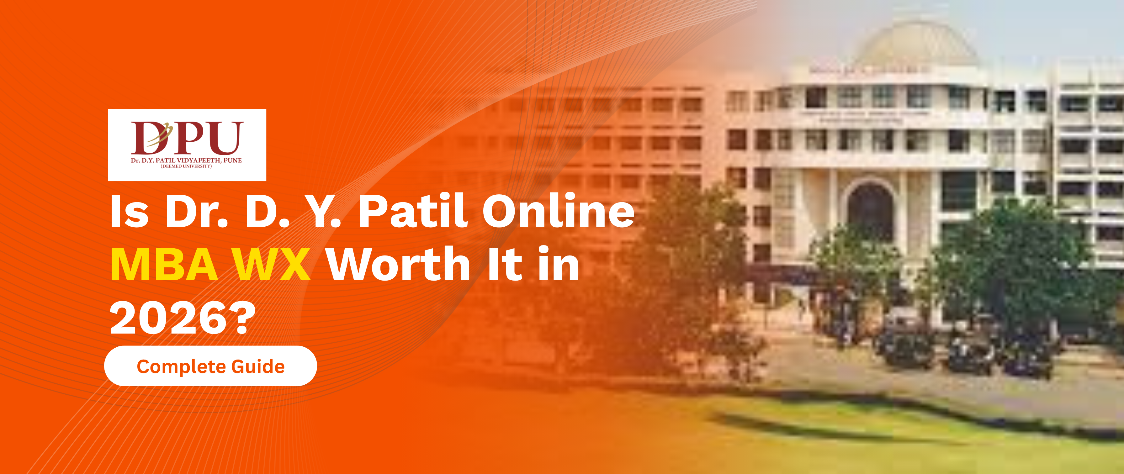 Home 61 Is Dr D Y Patil Online MBA WX Worth It in 2026