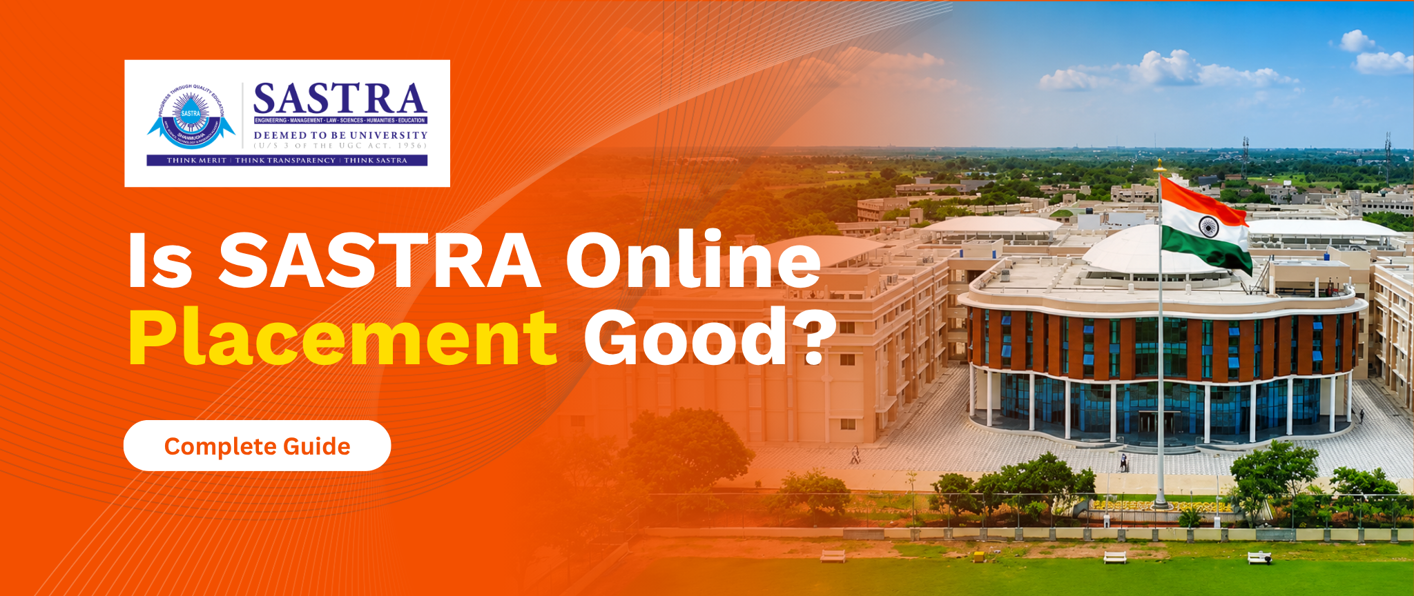 Is SASTRA Online Placement Good