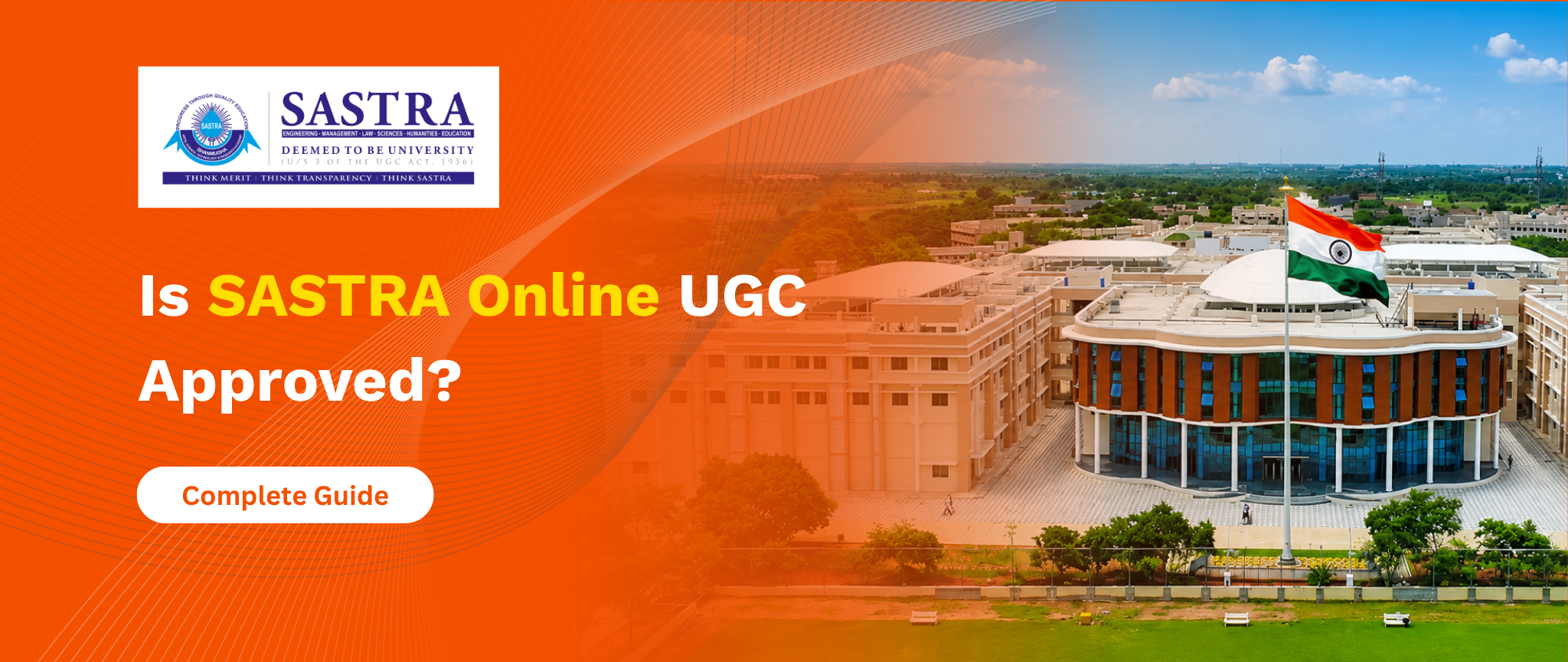 Is SASTRA Online UGC Approved