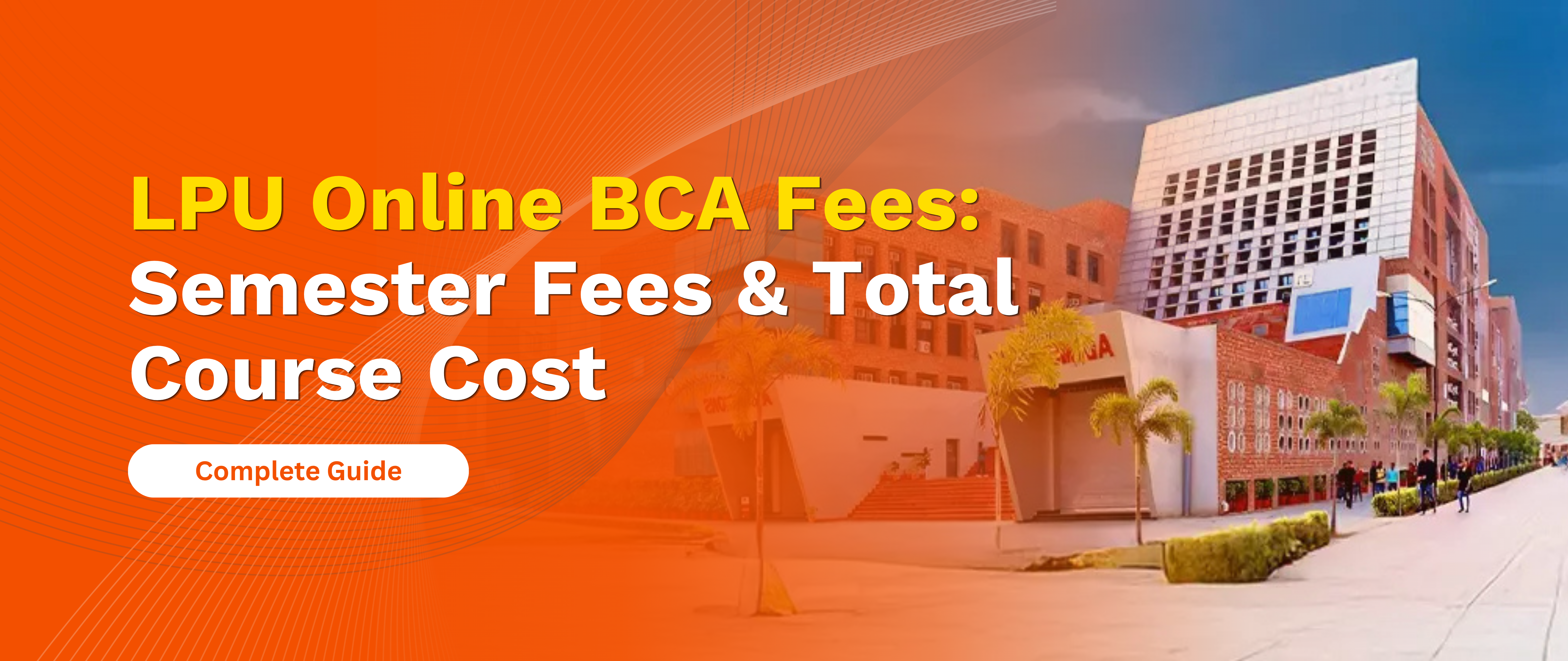 LPU Online BCA Fees