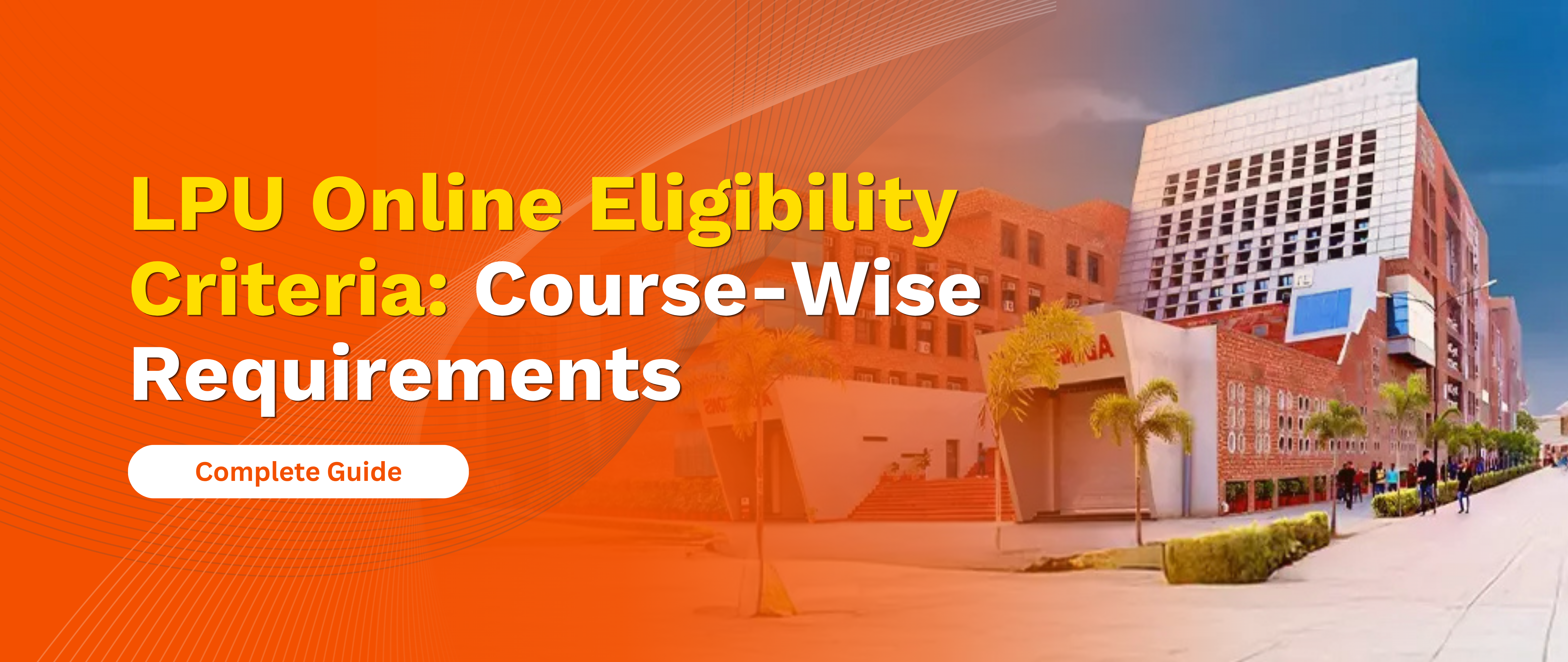 LPU Online Eligibility Criteria