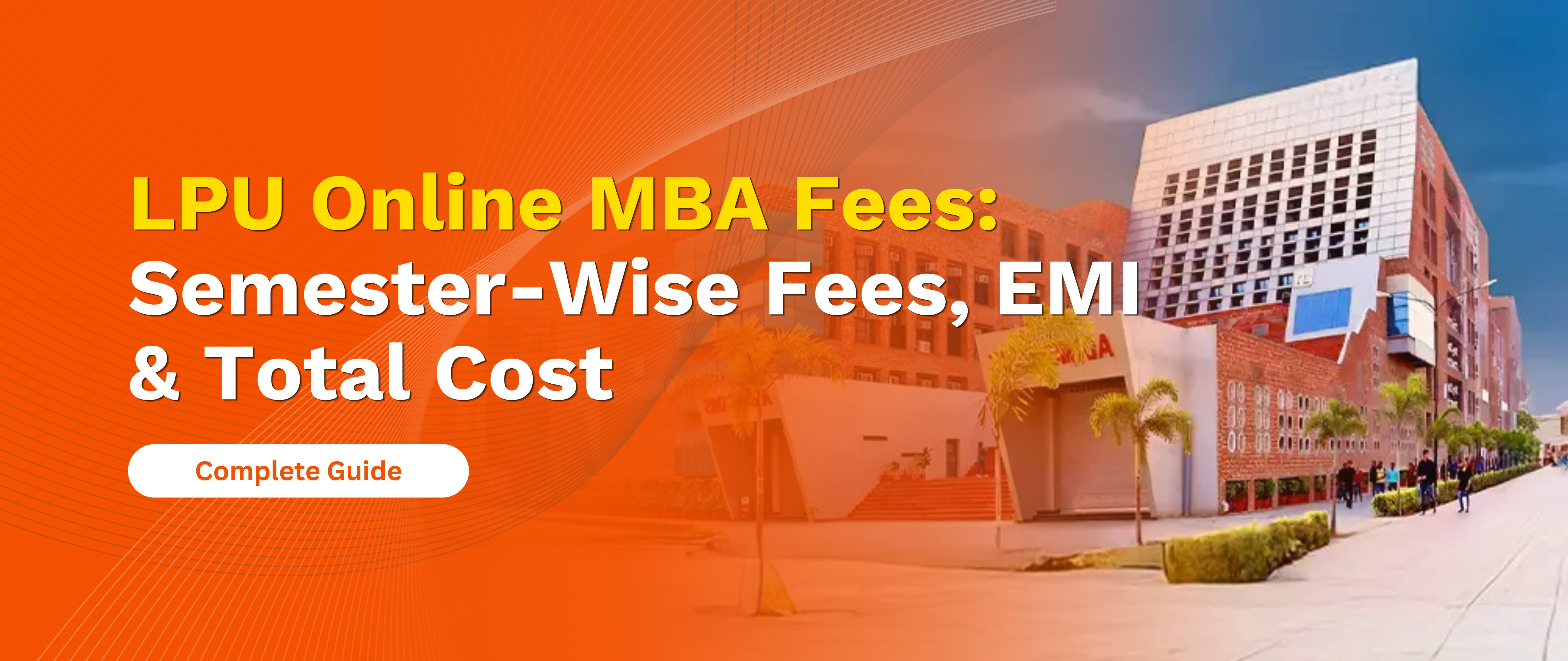 LPU Online MBA Fees