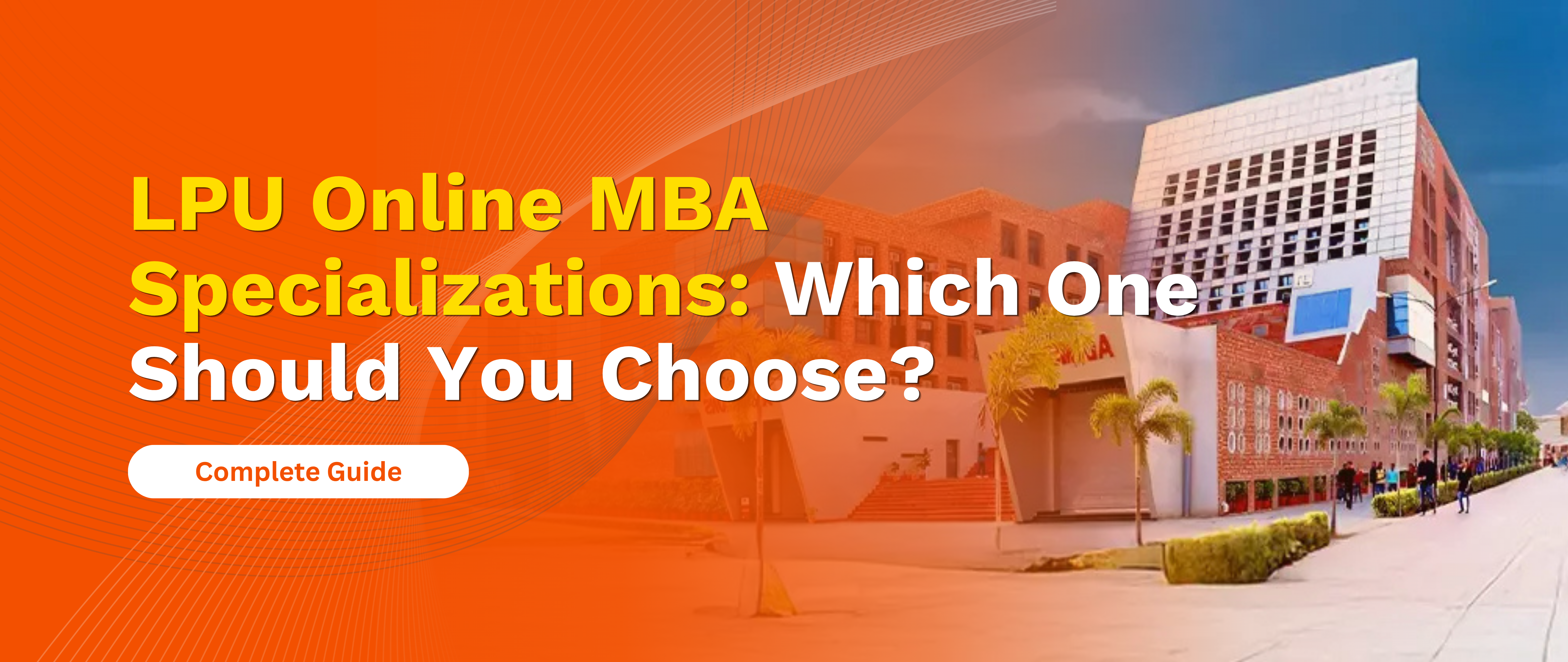 LPU Online MBA Specializations