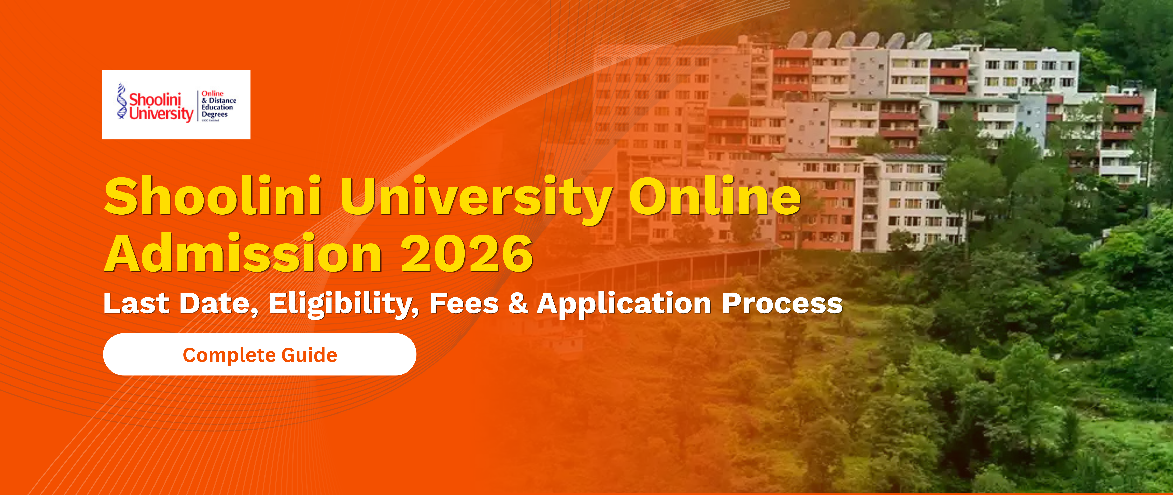 Shoolini University Online Admission