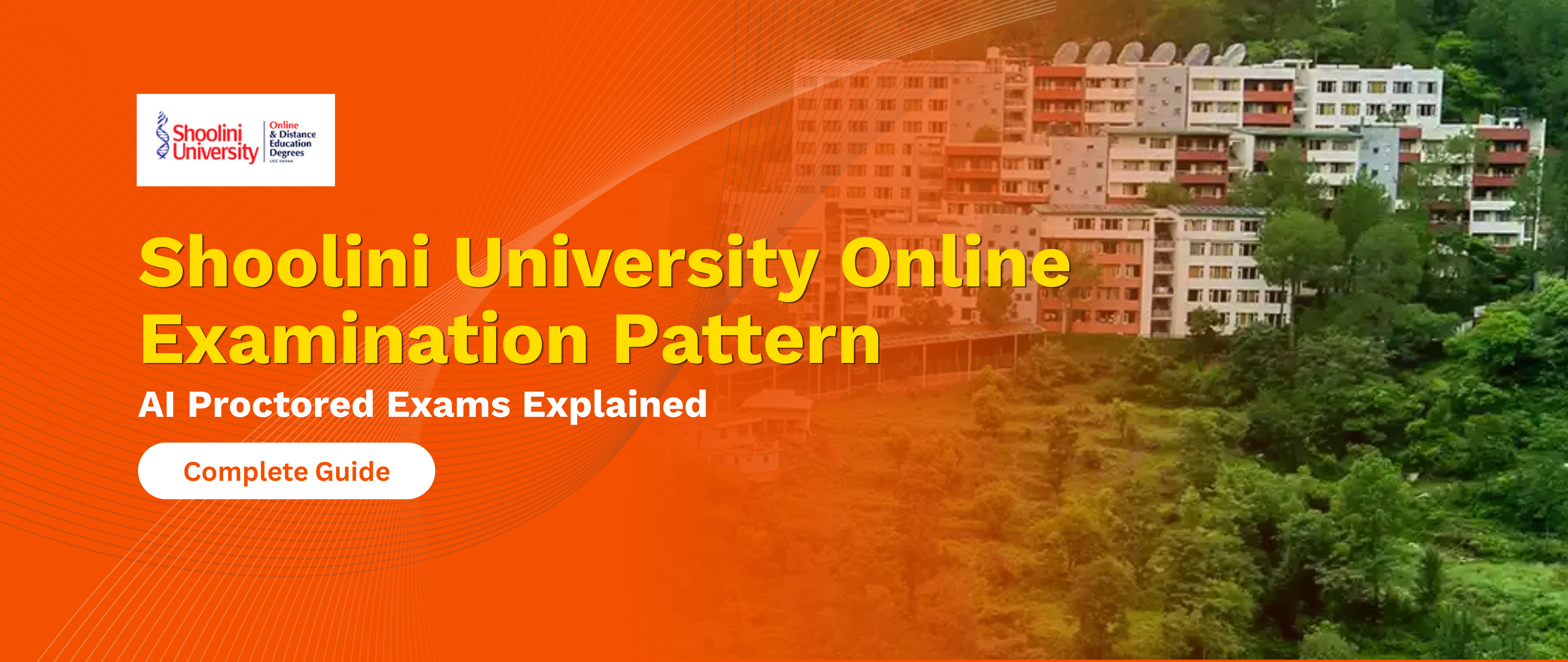Shoolini University Online Examination Pattern