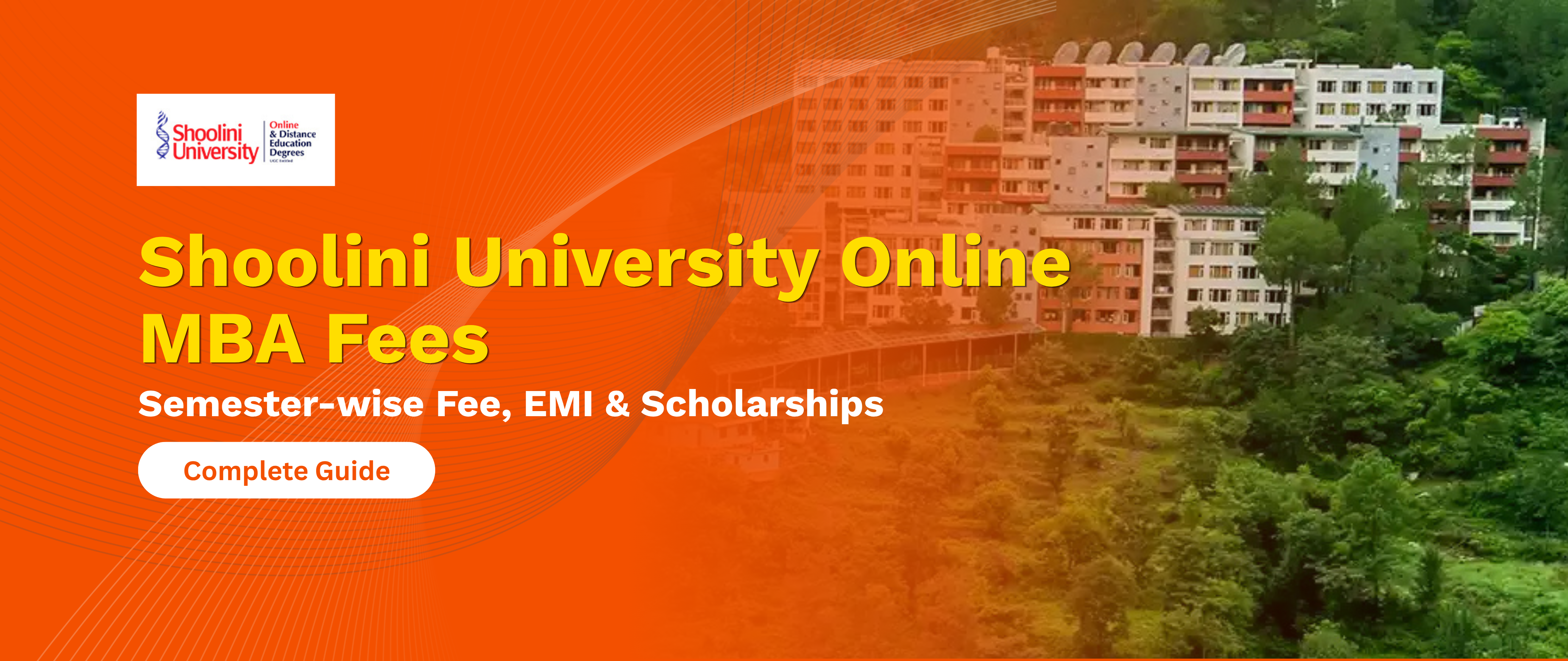 Shoolini University Online MBA Fees