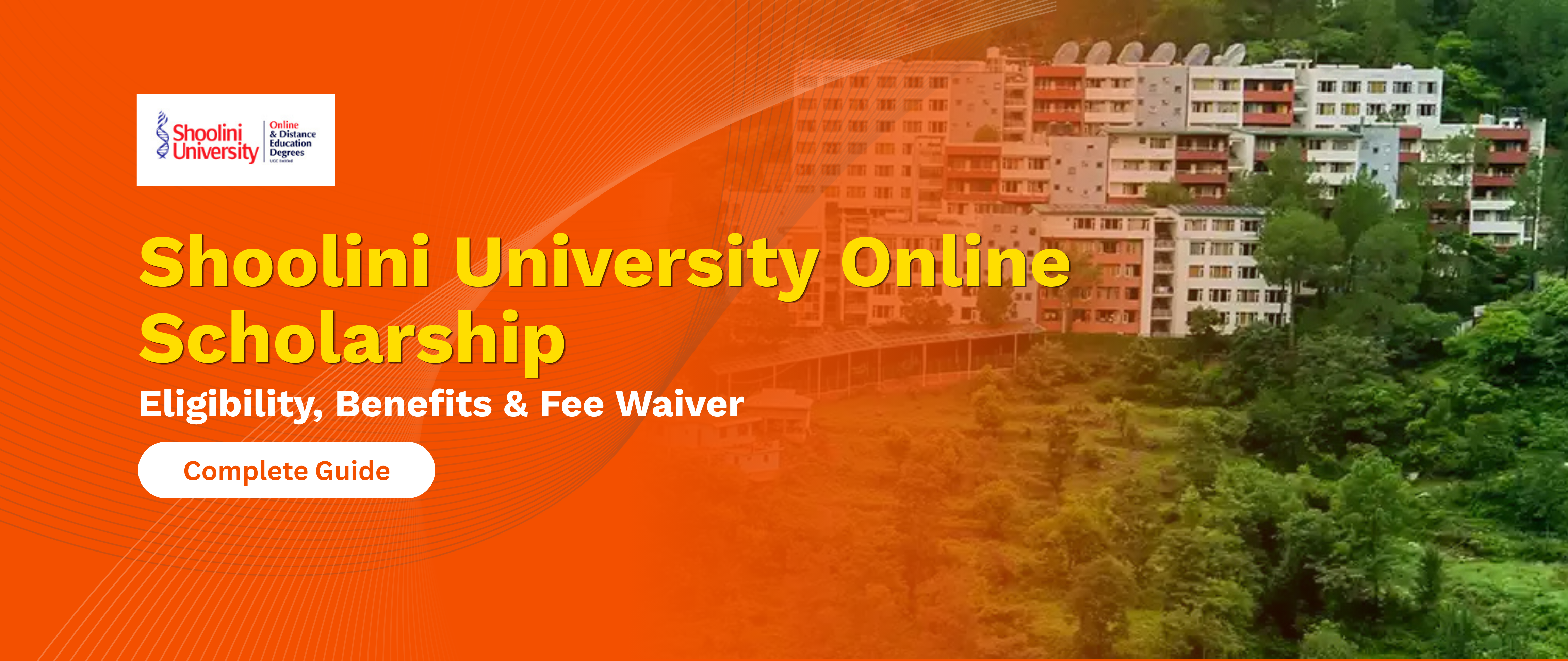 Shoolini University Online Scholarship
