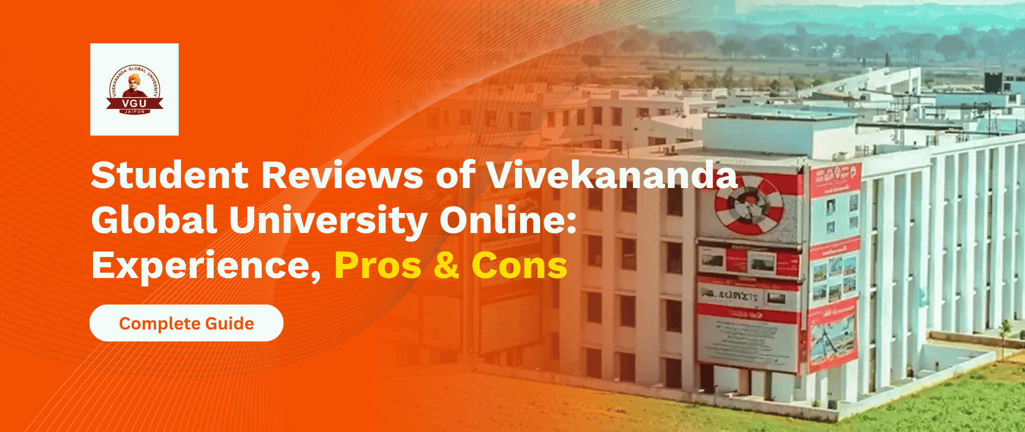Student Reviews of Vivekananda Global University Online Experience, Pros & Cons