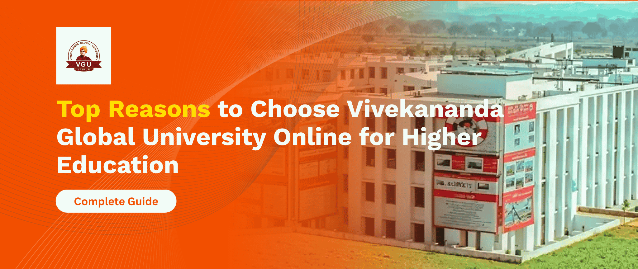 Top Reasons to Choose Vivekananda Global University Online for Higher Education