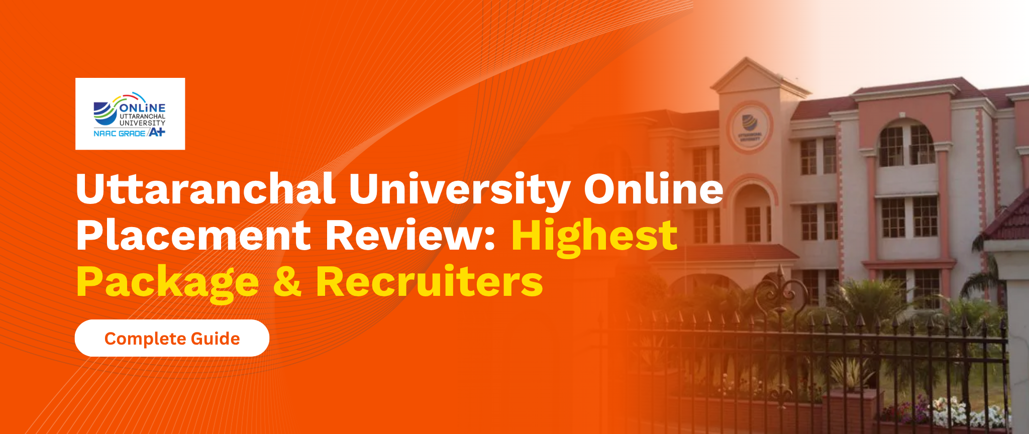 Uttaranchal University Online Placement Review Highest Package & Recruiters