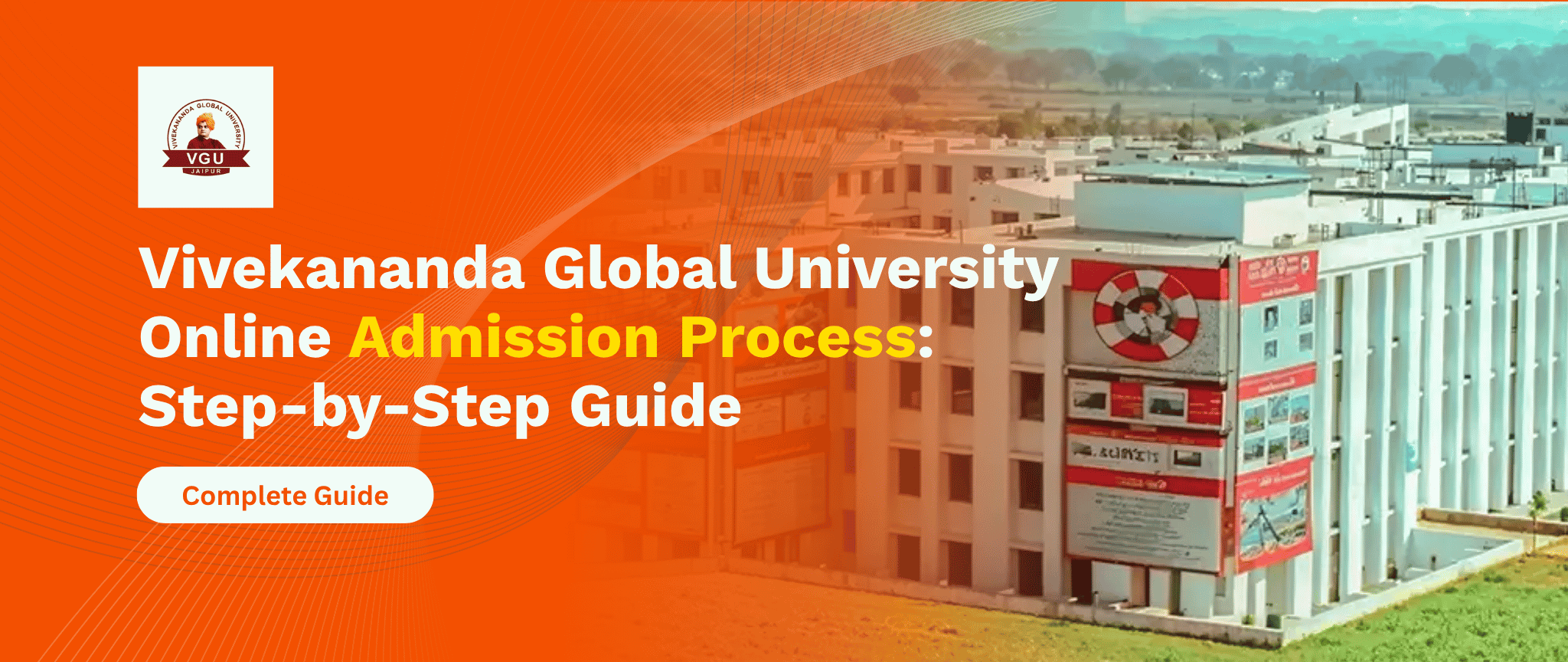 Vivekananda Global University Online Admission Process Step-by-Step Guide