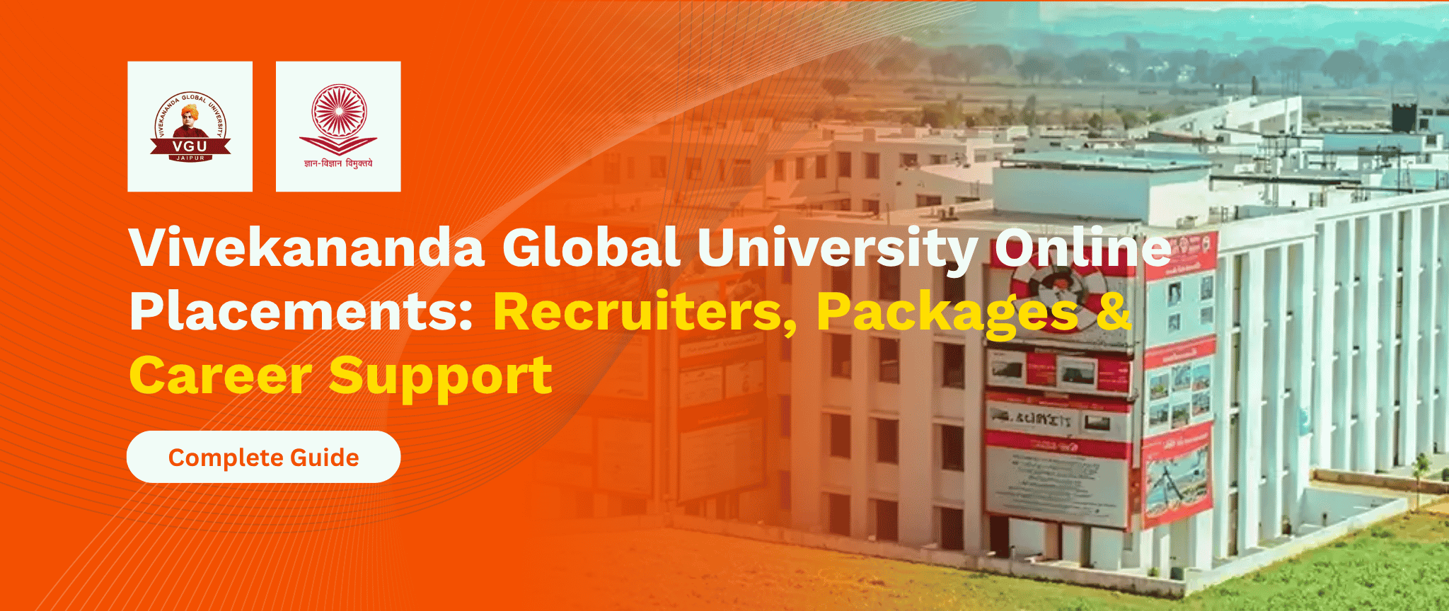 Vivekananda Global University Online Placements Recruiters, Packages & Career Support