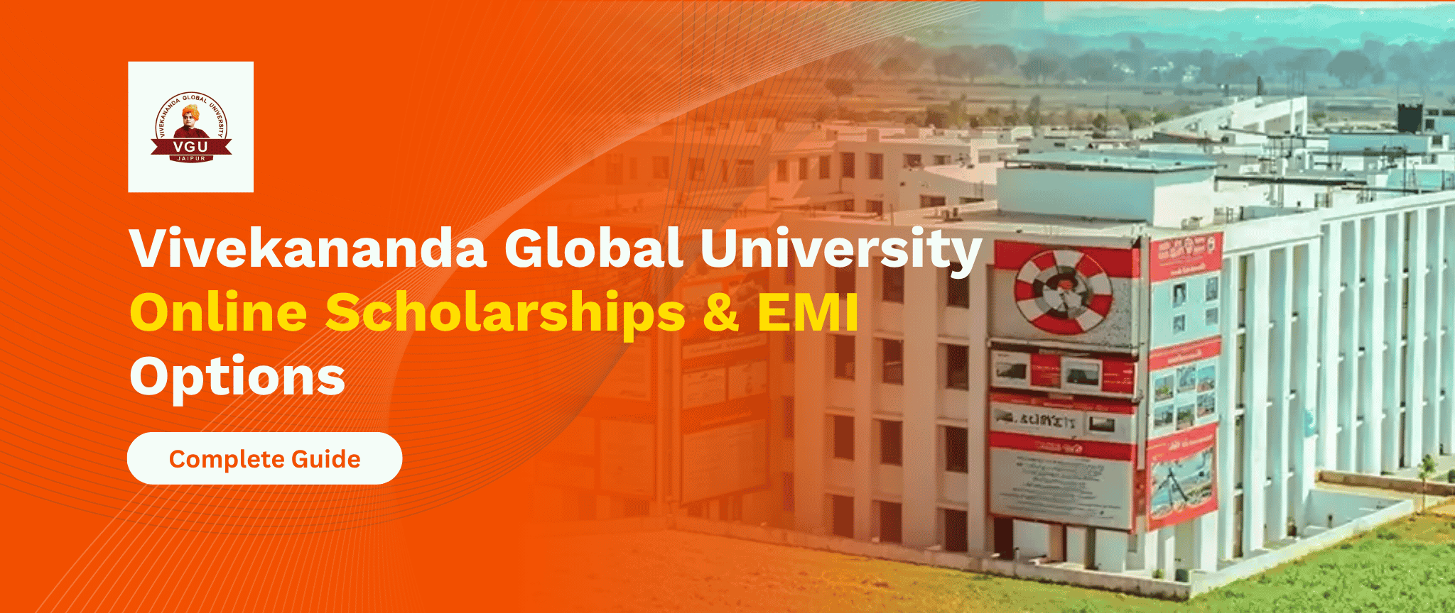 Vivekananda Global University Online Scholarships & EMI Options