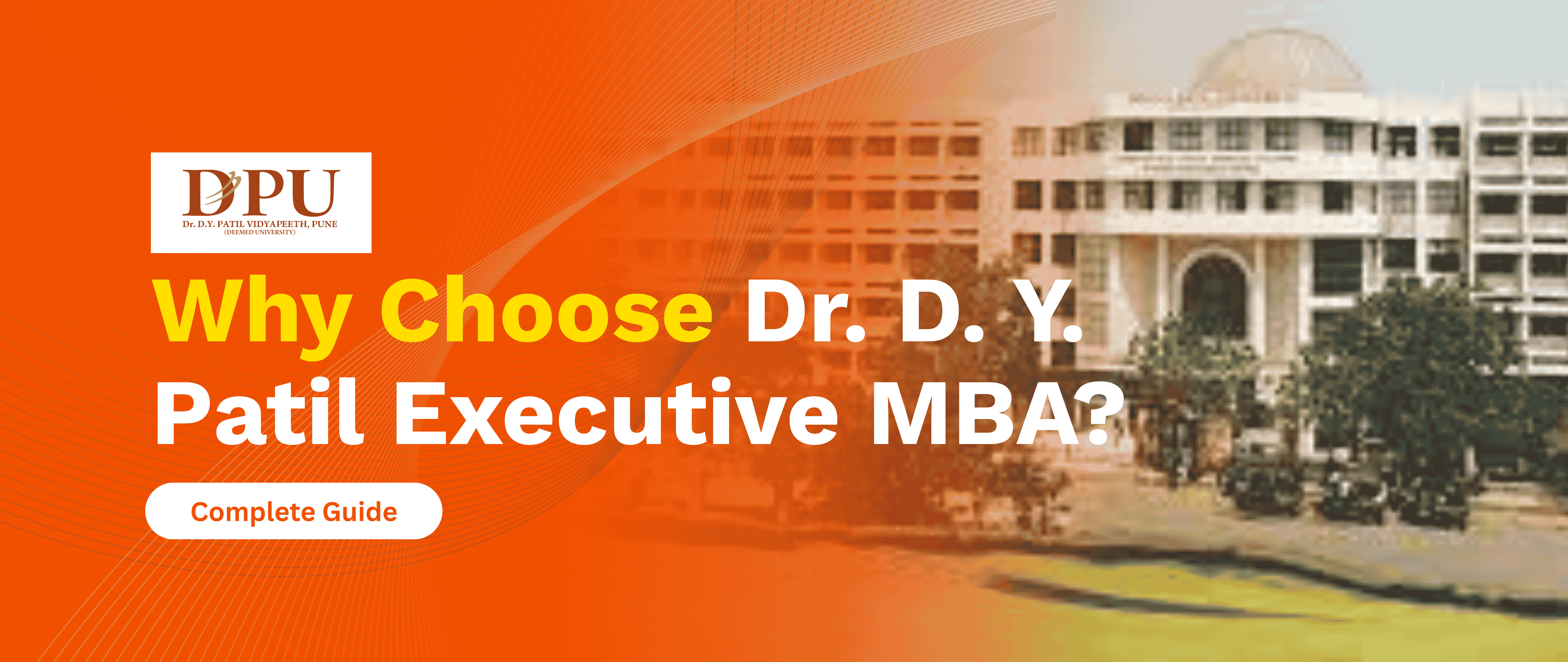Home 57 Why Choose Dr. D. Y. Patil Executive MBA