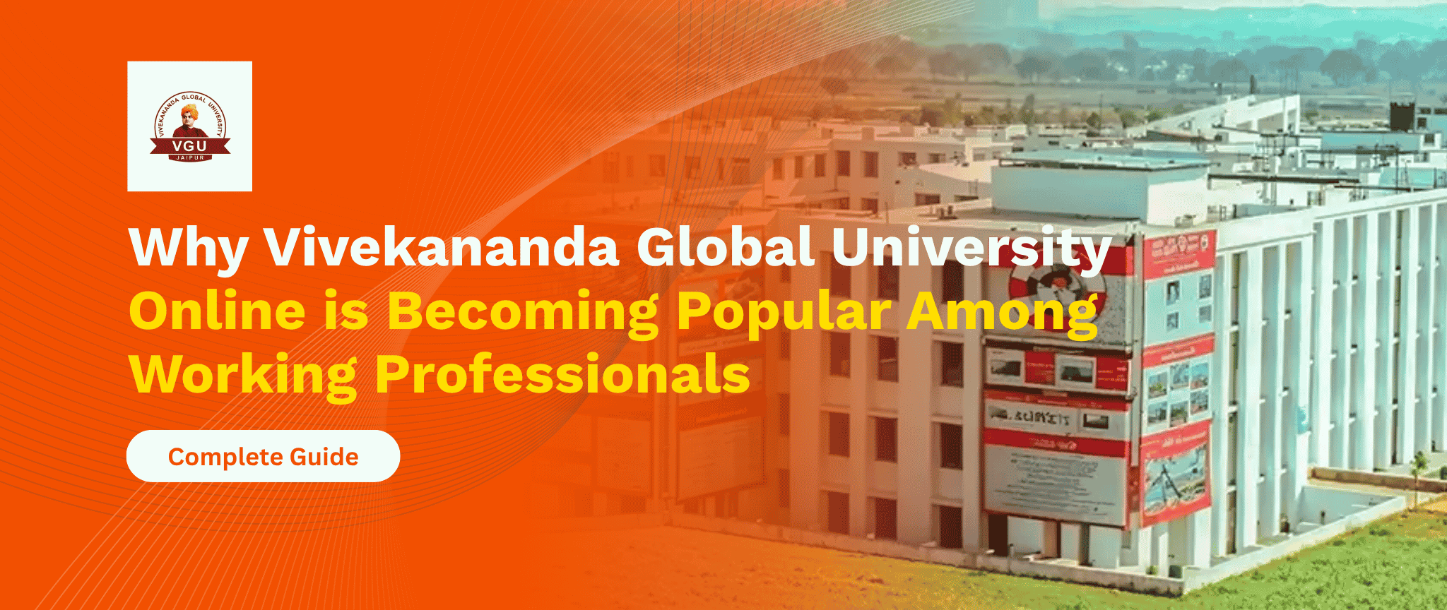 Why Vivekananda Global University Online is Becoming Popular Among Working Professionals