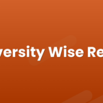 University Wise Result