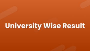 University Wise Result