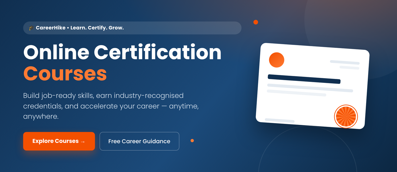 Online Certification Courses - CareerHike